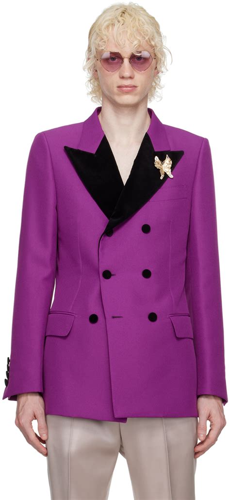 giacchine corte gucci 2018 primavera|Gucci purple suits.